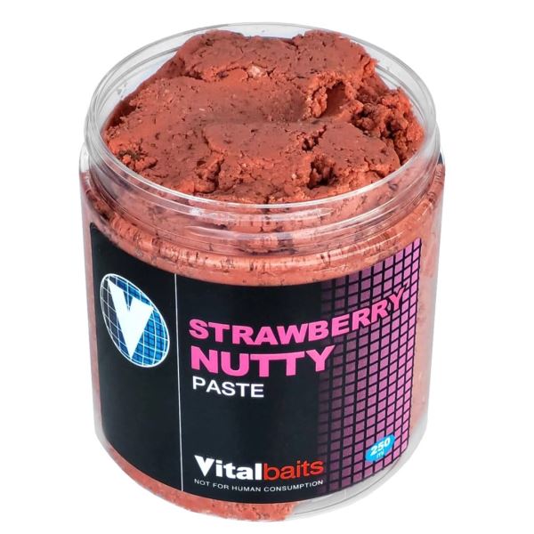 Vitalbaits Těsto Strawberry Nutty Paste 250 ml