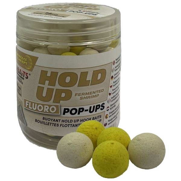Starbaits Plovoucí Boilie Fluo Hold Up Fermented Shrimp 80 g