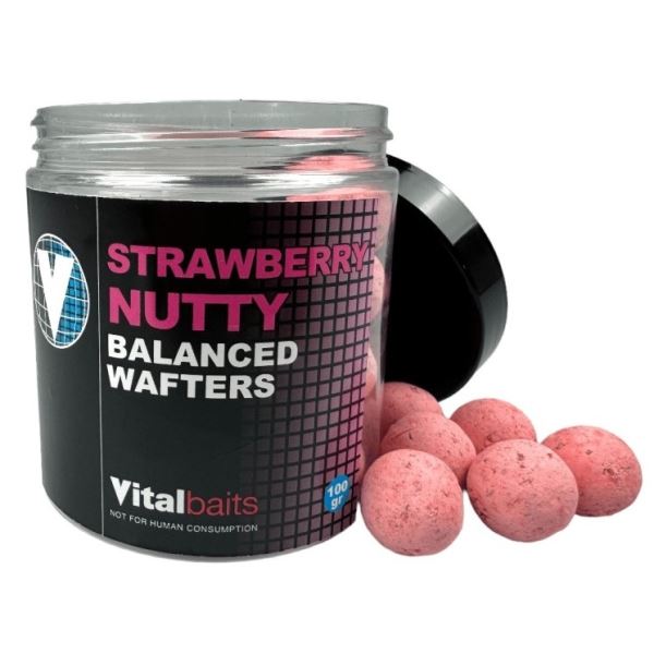 Vitalbaits Wafters Strawberry Nutty 100 g