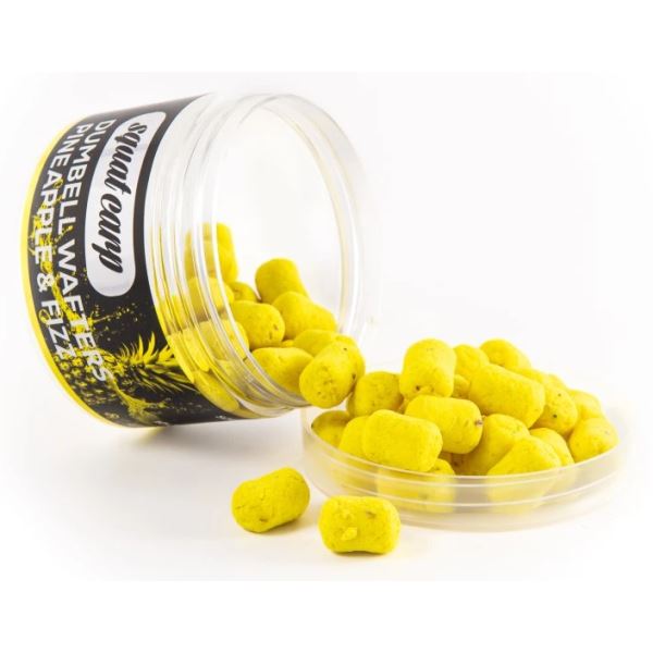 Squat Carp Vyvážené Boilies Wafters Dumbells Pineapple Fizz 55 g 10x16 mm
