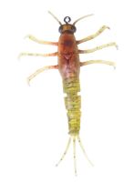 Savage Gear Gumová nástraha 3D TPE Mayfly Nymph Olive - 5 cm 2,5 g