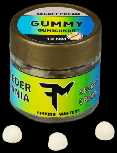 Levně Feedermania gumový bonbón gumicukor 10 mm - secret cream
