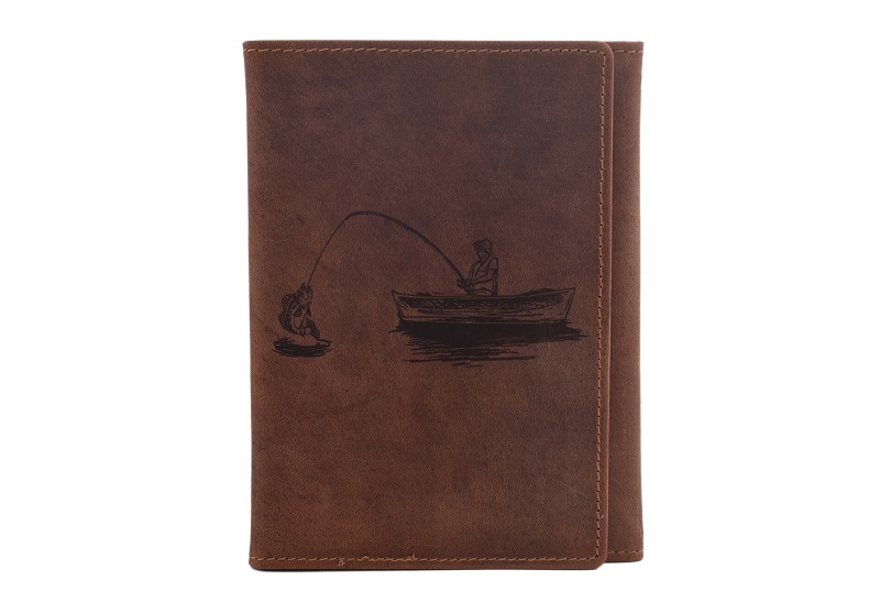 Mercucio dokladovka světlehnědá vzor 70 rybář v loďce