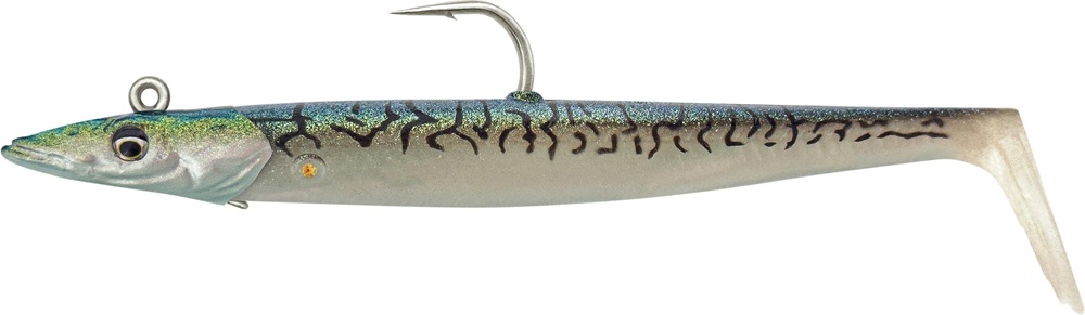 Levně Savage gear gumová nástraha sandeel v2 big game sinking mackerel - 21,5 cm 140 g
