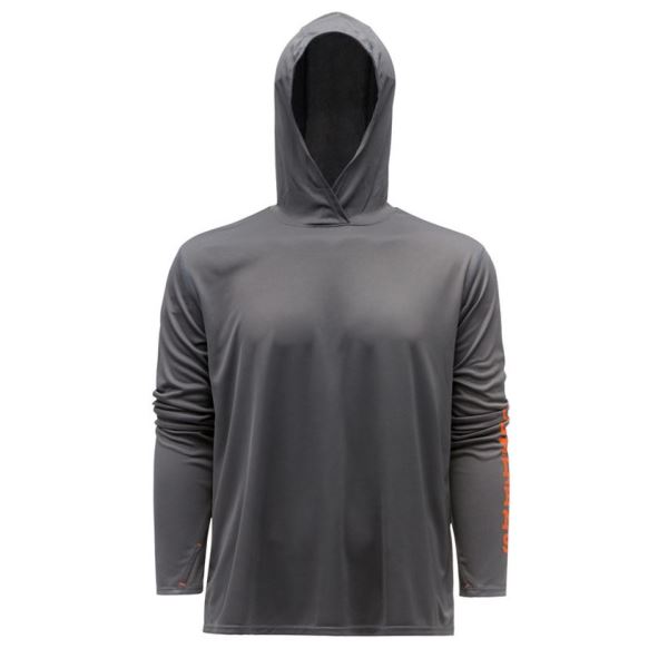 Grundéns Funkční UV Mikina Tough Sun Hoodie Anchor