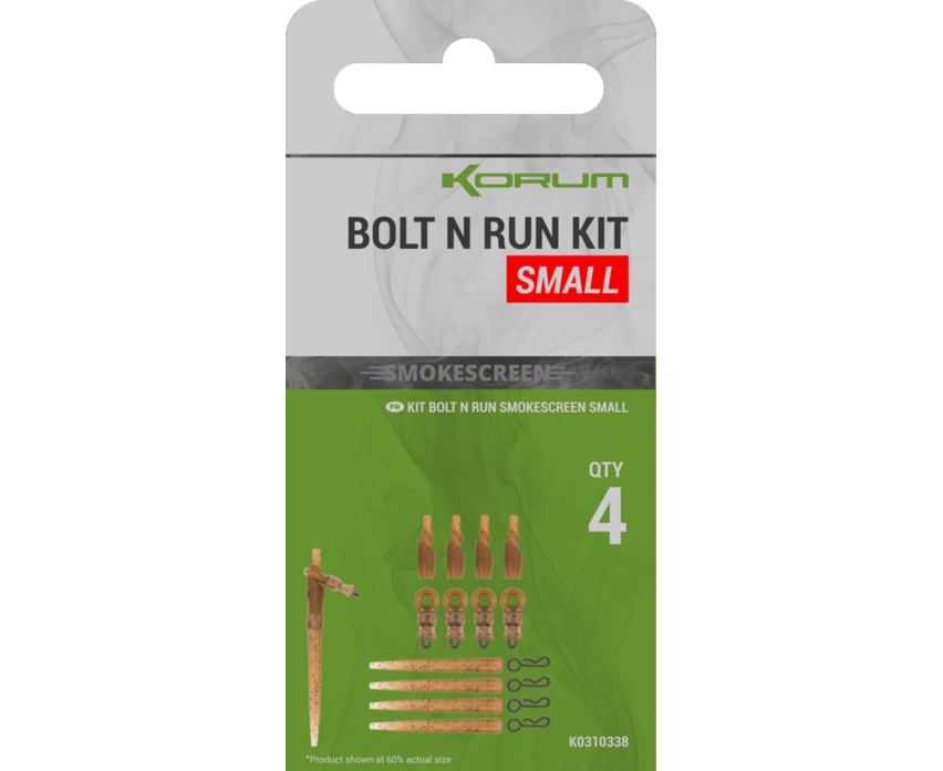 Korum montáž smokescreen bolt n run kit - small