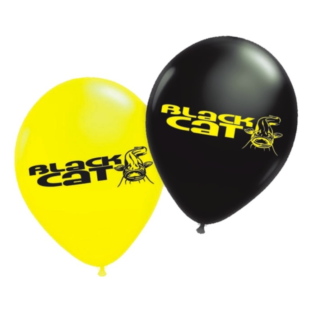 Levně Black cat balónky na označení bójky 5x žlutý a 5x černý