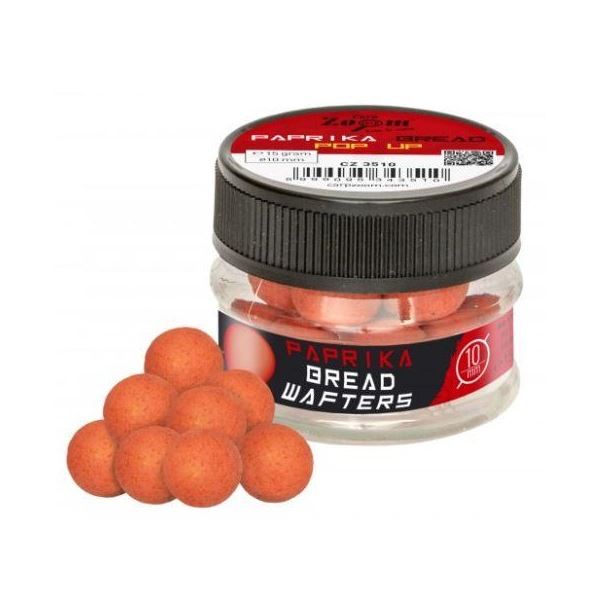 Carp Zoom Wafters Paprika Bread 15 g 10 mm