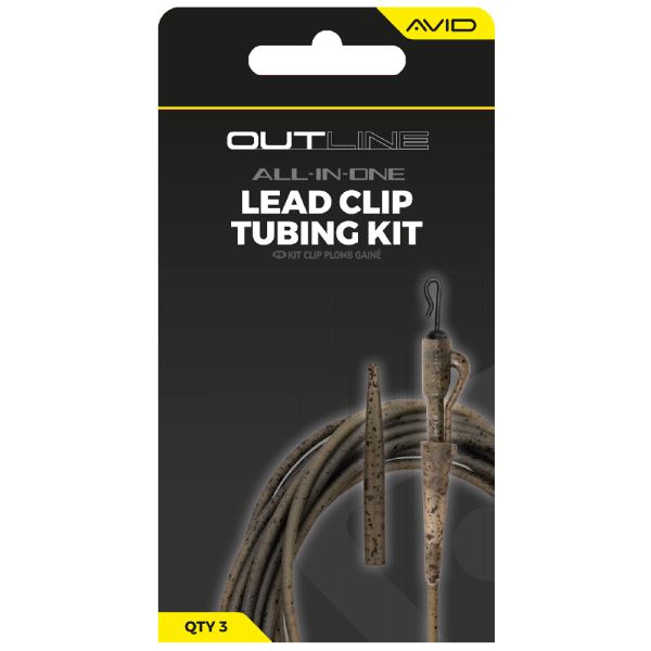 Avid Carp Montáž Outline Lead Clip Tubing Kit