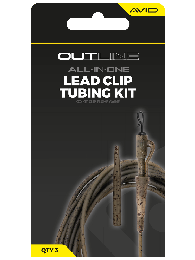 Avid carp montáž outline lead clip tubing kit