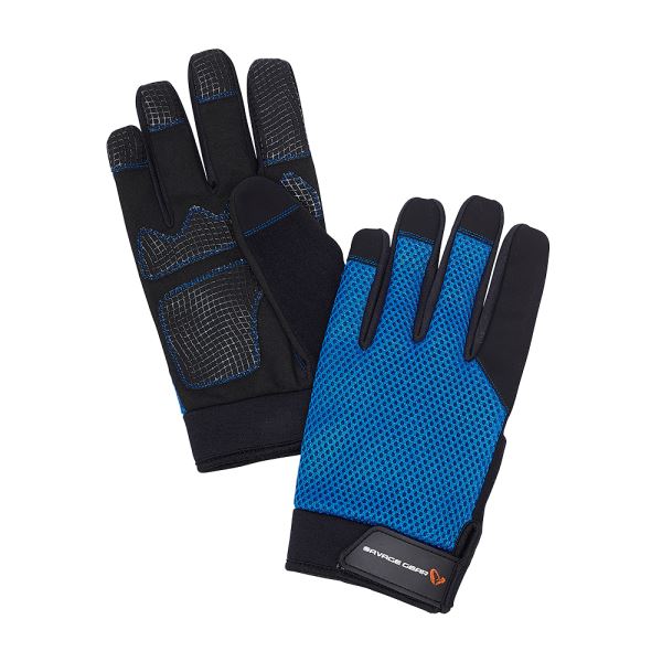 Savage Gear Rukavice Aqua Mesh Glove Sea Blue