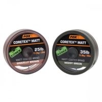 Fox Edges Matt Coretex 20 m-Gravelly Brown / Nosnost 35 lb / Barva Brown