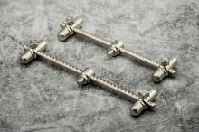 One More Cast Hrazdy Elbowz High-Grade 316 Stainless Steel 2 Rod Std 8" & 7" 2 ks (1)