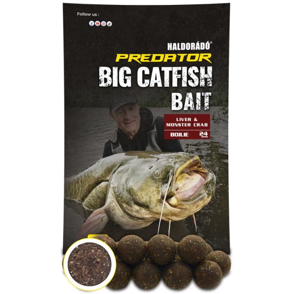 Haldorádó Boilies Catfish Bait Liver Monster Crab 1 kg