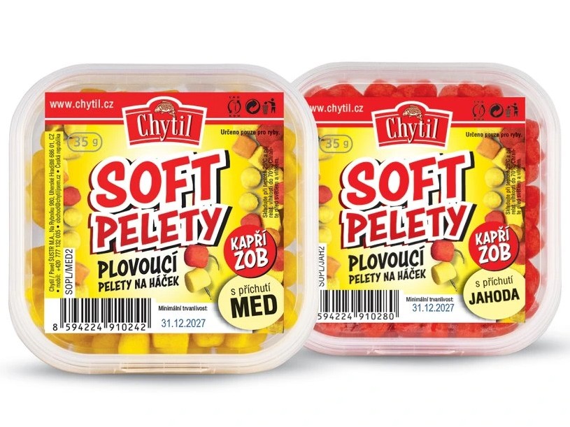 Chytil plovoucí soft pelety 6-8 mm 35 g - švestka