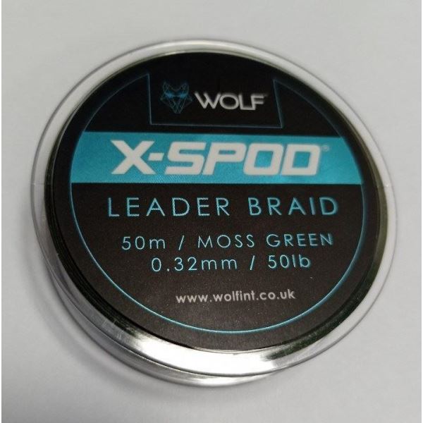 Wolf Šoková Šnúra X-Spod Leader Braid 50 m 0,32 mm