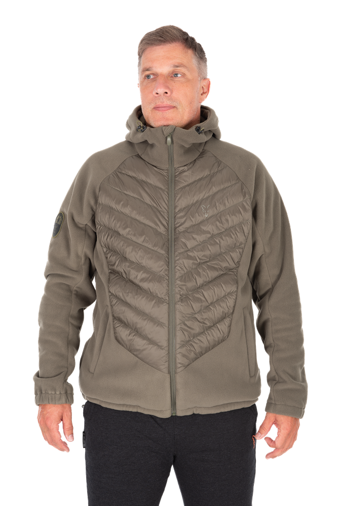 Fox bunda explorer fleece hooded jacket - l