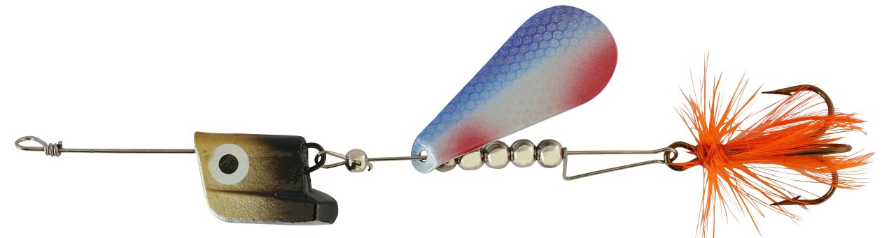 Abu garcia třpytka mörrum spinner sinking blue/dark - 14 cm 18 g