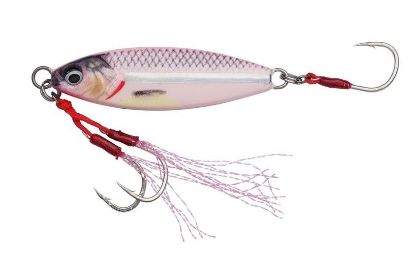 Levně Savage gear pilkr slow seeker pink glow - 6,7 cm 60 g