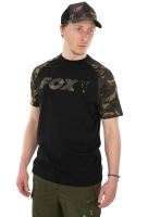 Fox Triko Raglan T Shirt Black Camo