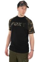 Fox Triko Raglan T Shirt Black Camo - M