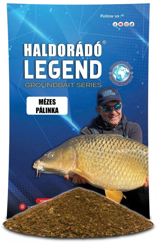 Haldorádó krmítková směs legend groundbait 800 g - medová pálenka