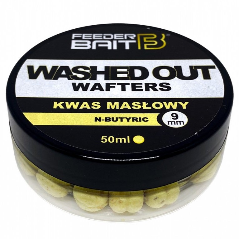 Feederbait washed out wafters 9 mm - n-butyric acid