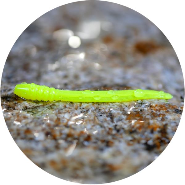 RedBass Gumová Nástraha Micro Tail Signal Yellow UV COLOR