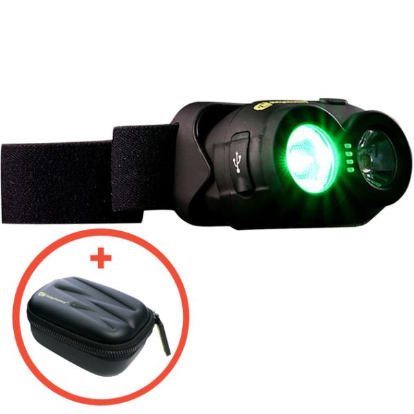 RidgeMonkey Čelovka VRH150 USB + pouzdro zdarma