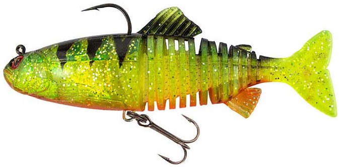 Fox rage gumová nástraha replicant jointed uv perch - 20 cm 120 g