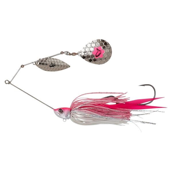 Savage Gear Třpytka Da Bush Spinnerbait Sinking Pink Silver - 21 cm 55 g