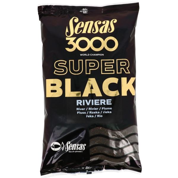 Sensas krmení  3000 SUPER BLACK 1kg