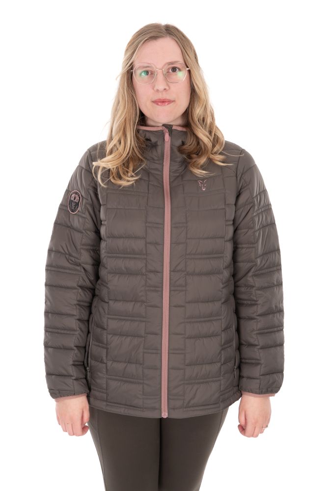 Fox bunda womens explorer quilted jacket - l