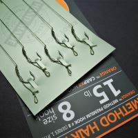 Life Orange Návazce Method Hair Rigs S1 15 lb 5 ks (1)