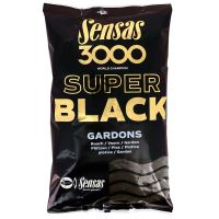 Sensas krmení  3000 SUPER BLACK 1kg-Gardons