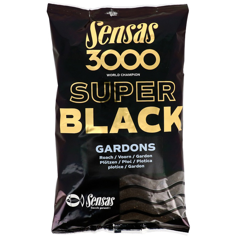 Sensas krmení 3000 super black 1kg-carpes