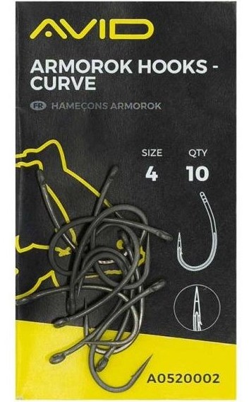 Levně Avid carp háčky armorok hooks curve - 2