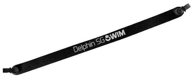 Levně Delphin plovoucí popruh pro brýle swim černý