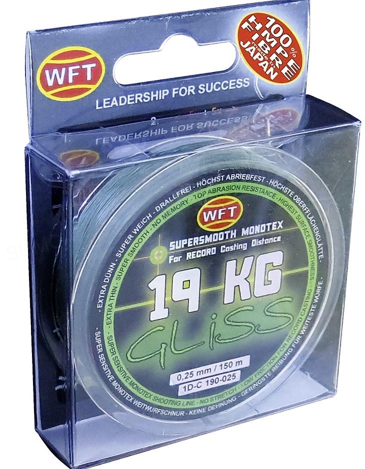 Levně Wft šňůra gliss kg zelená 150 m - 0,12 mm 6 kg