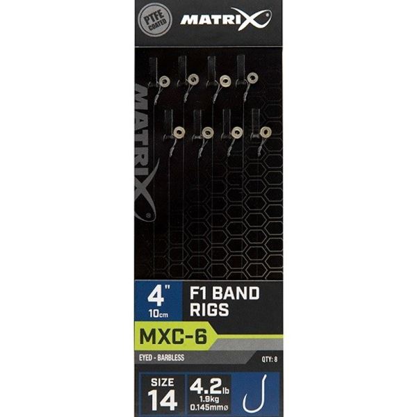 Matrix Návazec MXC-6 Barbless Band Rigs F1 10 cm