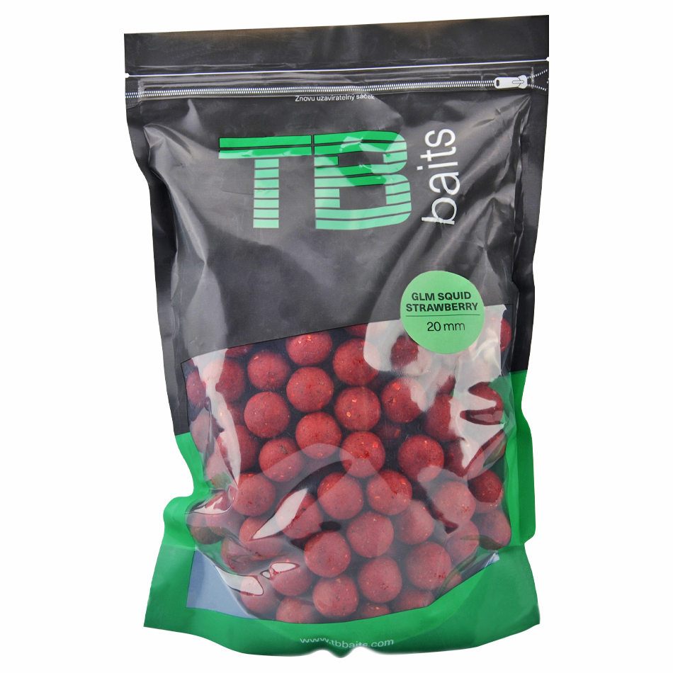 Levně Tb baits boilie glm squid strawberry-1 kg 16 mm