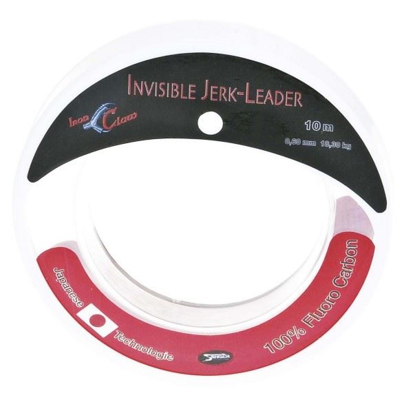 Iron Claw Vlasec Invisible Jerk Leader 10 m crystal