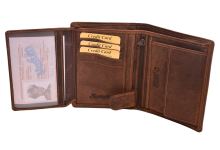 Mercucio Peněženka Světlehnědá Vzor 3 Kapr Lysec (2)