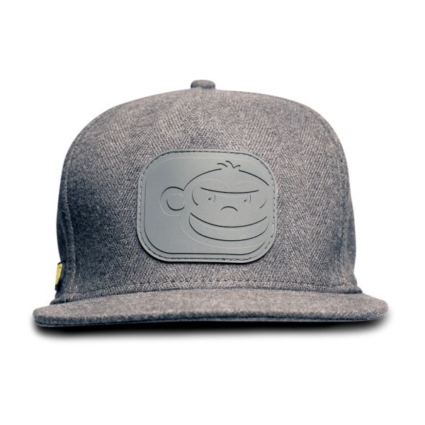 RidgeMonkey Kšiltovka S Rovným Kšiltem APEarel Dropback Snapback Šedá