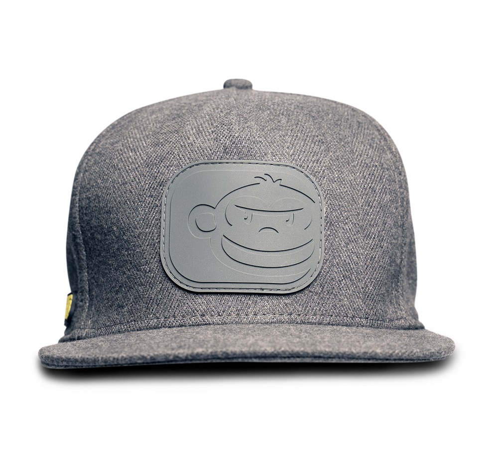 Levně Ridgemonkey kšiltovka s rovným kšiltem apearel dropback snapback šedá