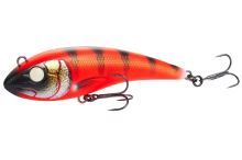 Savage Gear Wobler Low Glider Jerk Slow Sinking Red Tiger (1)