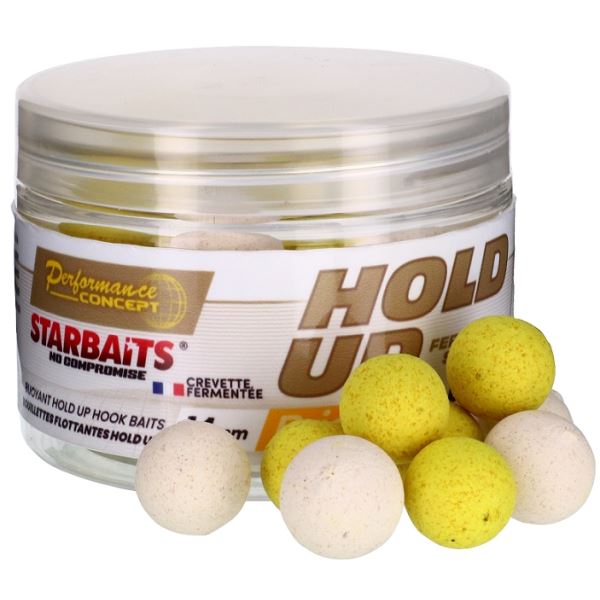 Starbaits Plovoucí Boilie Bright Hold Up Fermented Shrimp 50 g