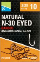 Preston Inovations Háčky Natural N-30 Eyed (8)