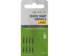 Korum Obratlík Smokescreen Quick Snap Swivel