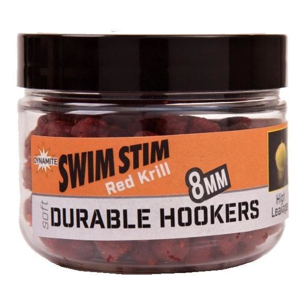 Dynamite Baits Pelety Durable Hookers Swim Stim Red Krill